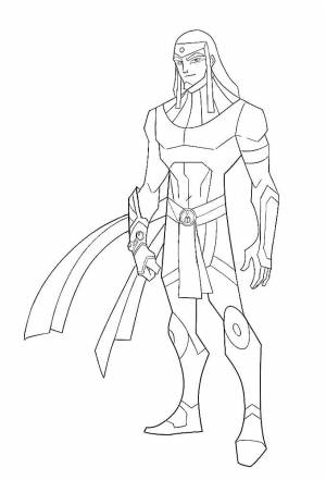 Раскраски герои египтуса