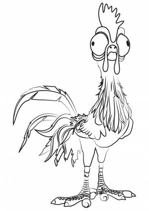 Раскраска Моана