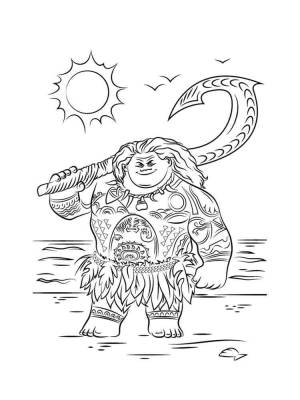 Раскраски Моана
