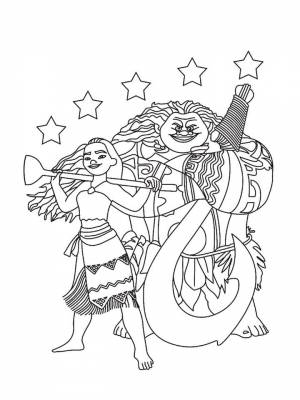 Картинка Моана  для детей