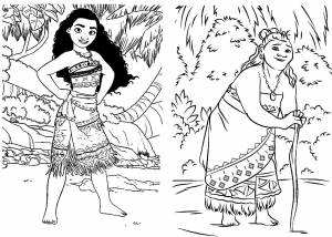 Раскраски Моаны