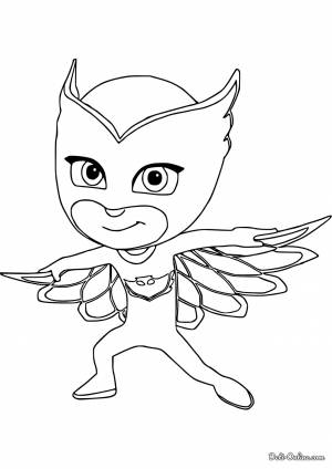 Раскраска Герои в масках Алетт