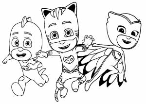 Раскраски Герои в масках