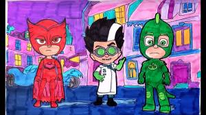 Герои в масках раскраска