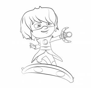 Раскраски Герои в масках