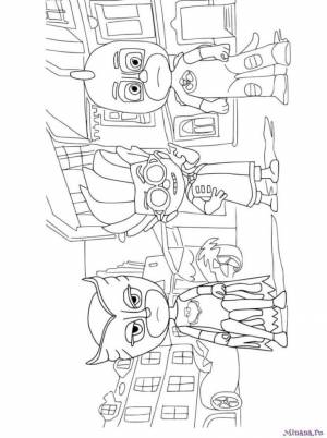 Раскраски герои в масках