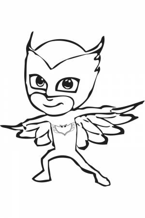 Раскраска Герои в масках Алетт