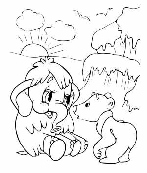 DataLife Engine > Версия для печати > Раскраска мамонтенок