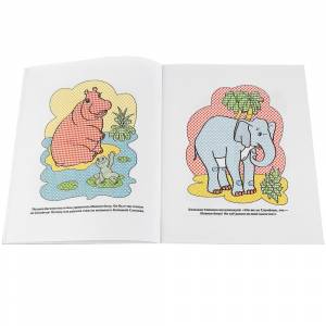 Водная раскраска  Мама для мамонтенка, 8 картинок