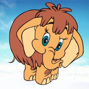 Иллюстрация к аудиосказке Мама для мамонтёнка