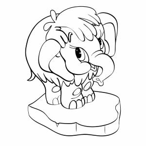 DataLife Engine > Версия для печати > Мамонтенок на льдине рисунок детский