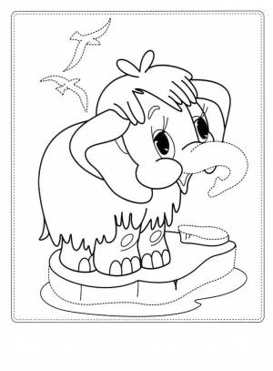 DataLife Engine > Версия для печати > Мамонтенок на льдине рисунок детский