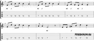 Песня мамонтенка» на гитаре на одной струне