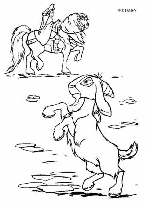 Раскраска Горбун из Нотр-Дама