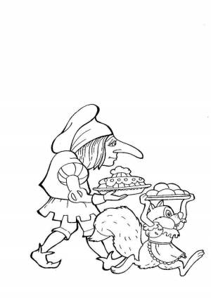 Карлик нос раскраска