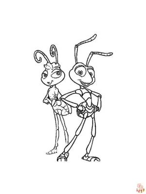 Раскраски Жизнь жука