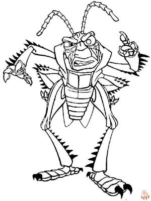 Раскраски Жизнь жука