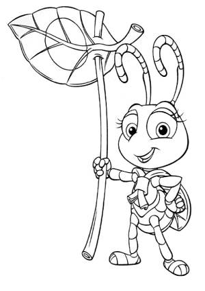 Раскраски Жизнь жуков