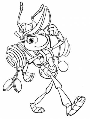 Раскраска Муравей