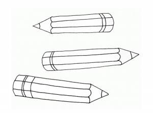 Раскраска Карандаш