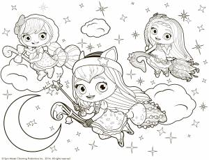 Волешбницы Литтл Чармерс на метлах