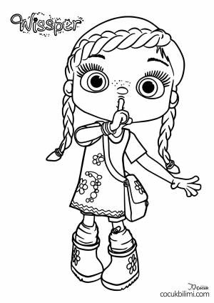 Виспер раскраска