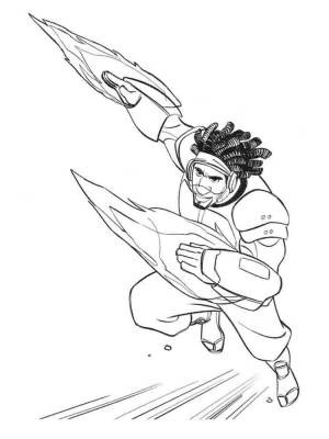 Раскраски Город героев