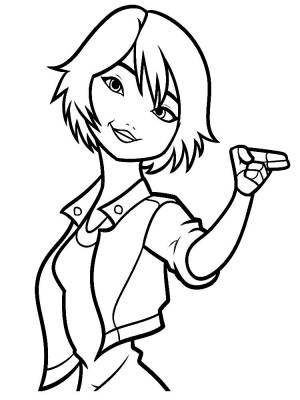 Раскраски Город героев  и  онлайн