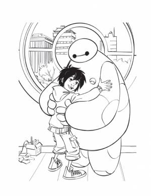 Раскраска Город Героев