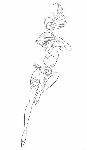 Раскраска мультсериала Леди Баг и Супер Кот