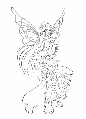 Раскраски Винкс Сиреникс