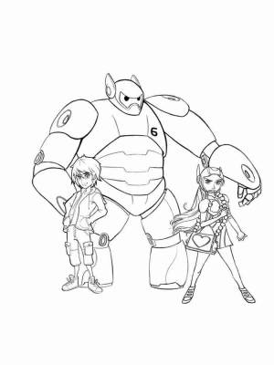 Раскраски Город героев