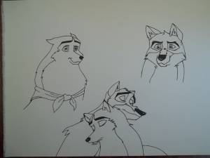 Балто для срисовки