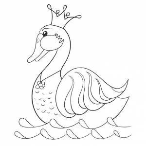 Принцесса-лебедь в короне