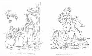 Раскраска принцесса лебедь