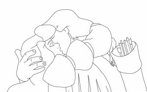 раскраски принцесса лебедь