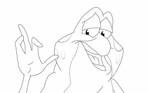 Раскраска Принцесса Лебедь