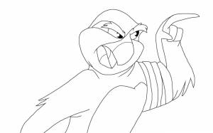 Раскраска Принцесса Лебедь