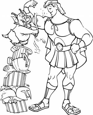 Раскраска геркулес