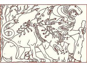 Раскраска Геракл