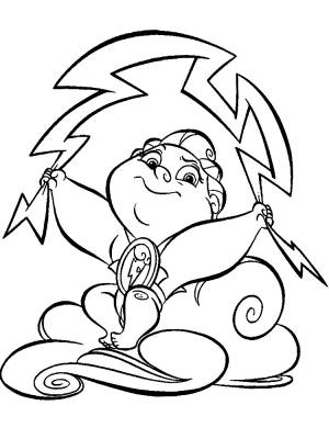 Детские раскраски Геркулес для мальчиков и девочек