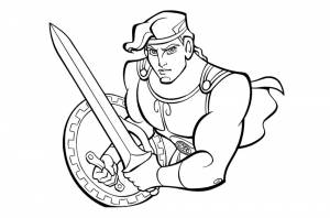 Раскраски Геркулес  и  онлайн