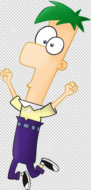 Рисование персонажей Финес Флинн Ферб Флетчер, FERB, рука, вымышленный персонаж, мультфильм png