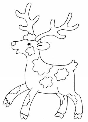 Раскраски для мальчиков Сезон охоты медведь и олень своими руками