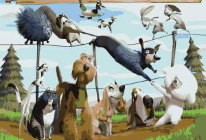 картина по номерам Красиво Красим Сезон охоты, 80 х 120 см, цены на Мегамаркет