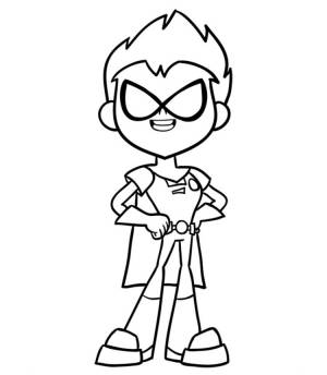 Раскраски Юные Титаны  и  онлайн