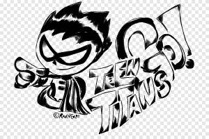 Raven Robin Cartoon Teen Titans Рисование, ворон, млекопитающее, животные png