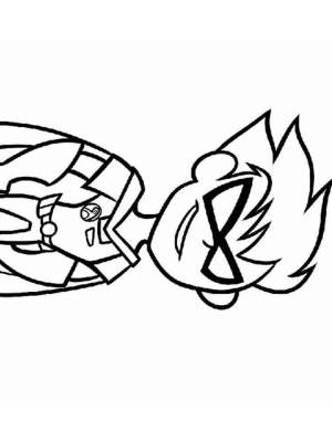 Раскраски Юные Титаны