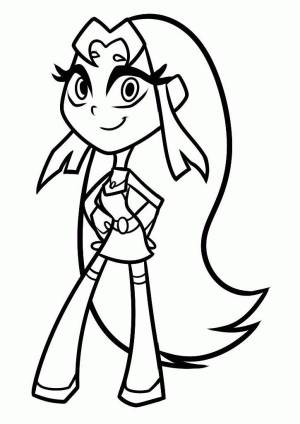 Раскраски Юные Титаны