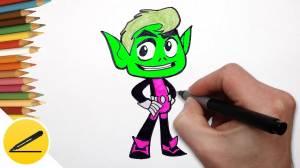 How to Draw Beast Boy